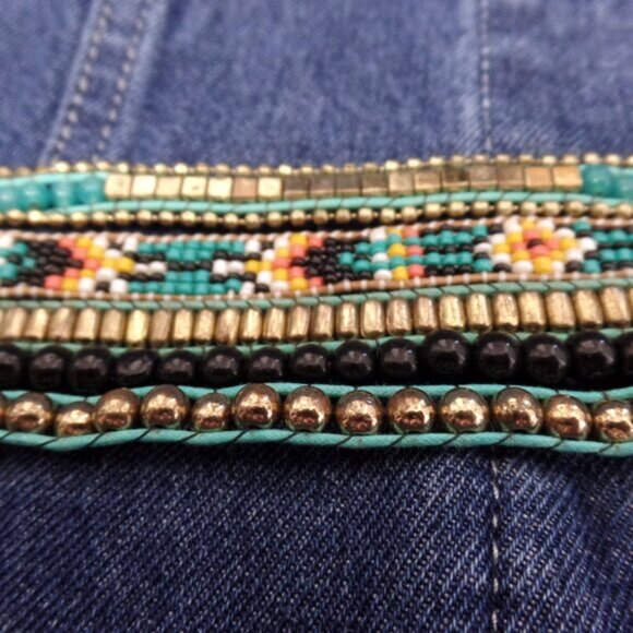 Multi-Strand Seed Bead Bracelet NIP - Picture 4 of 7